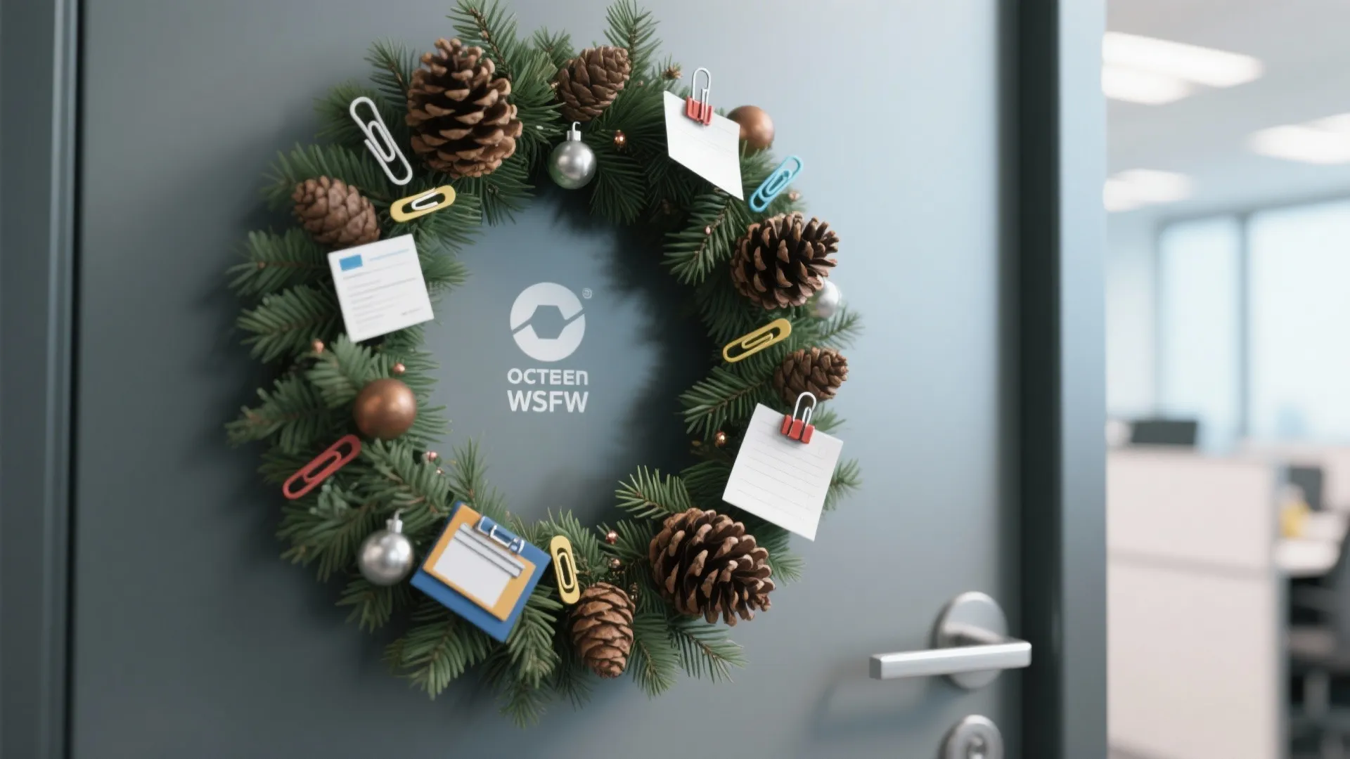 1. Classic Wreath with a Twist