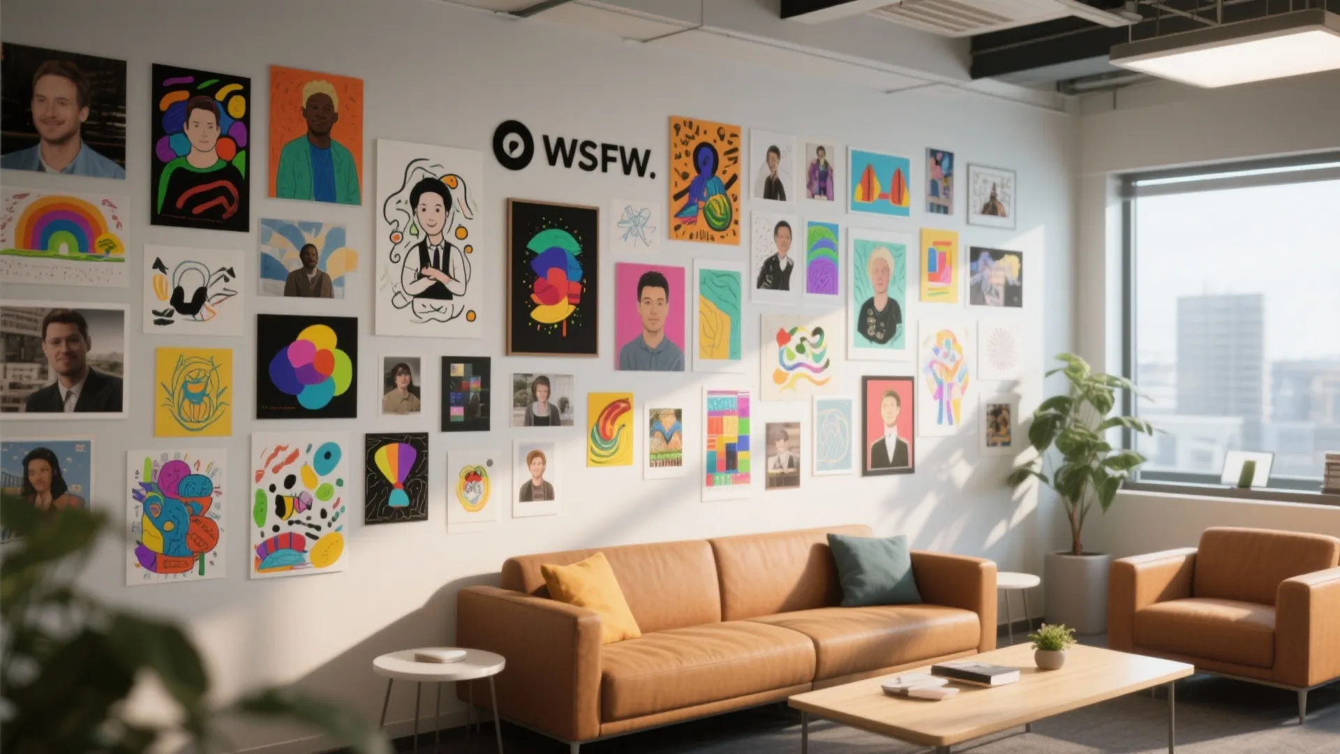 8. Art Wall by the Team