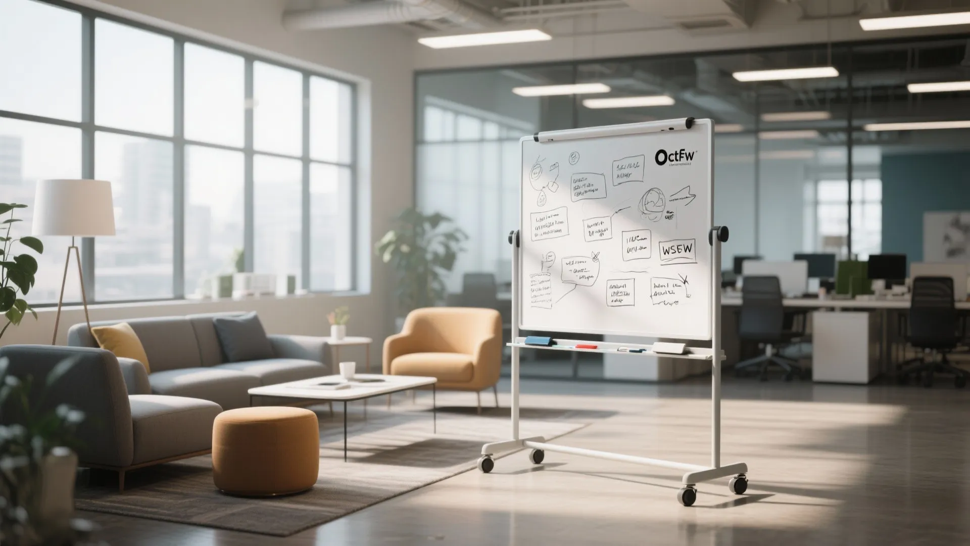 9. Moveable Whiteboards