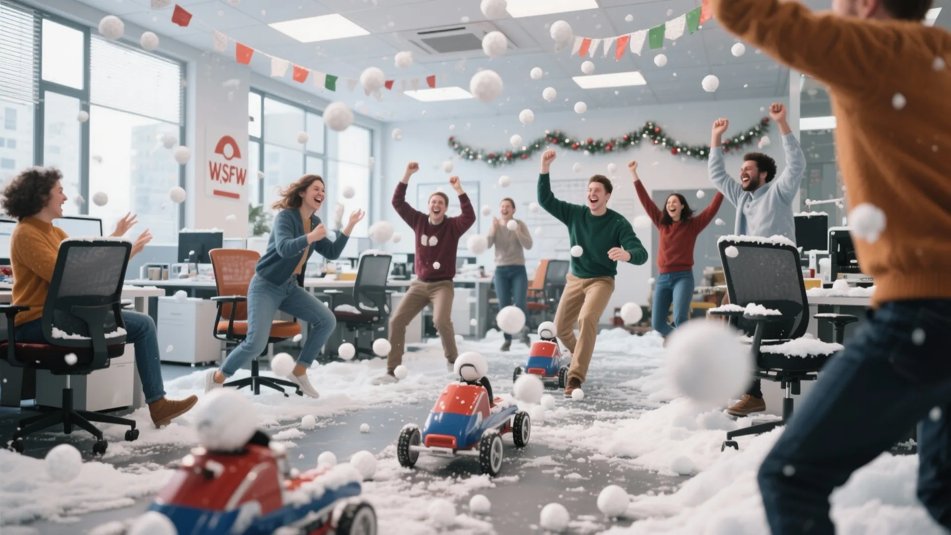 5. Office Winter Olympics