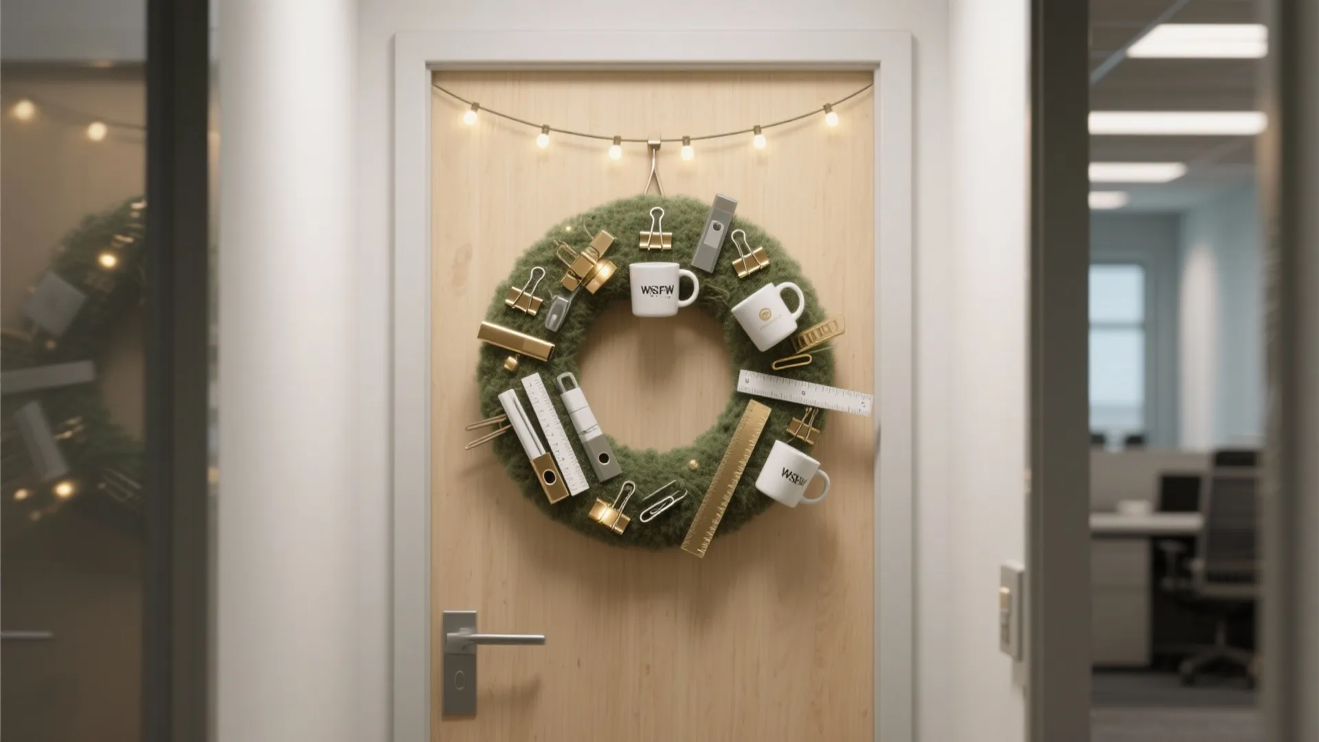 1. Classic Wreath With a Twist
