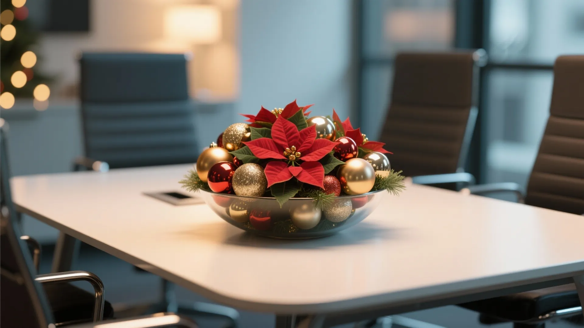 7. Creative Centerpieces for Meeting Tables