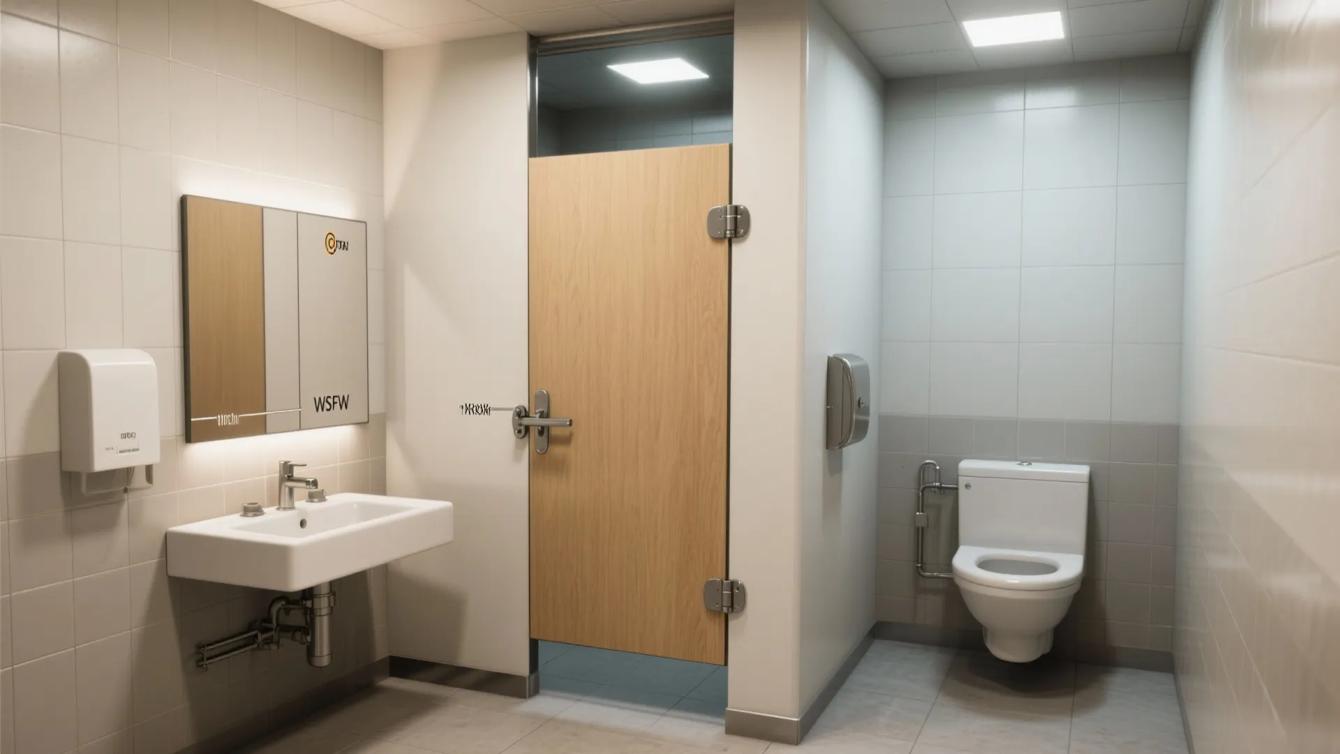 3. Offset Hinges to Maximize Clearance