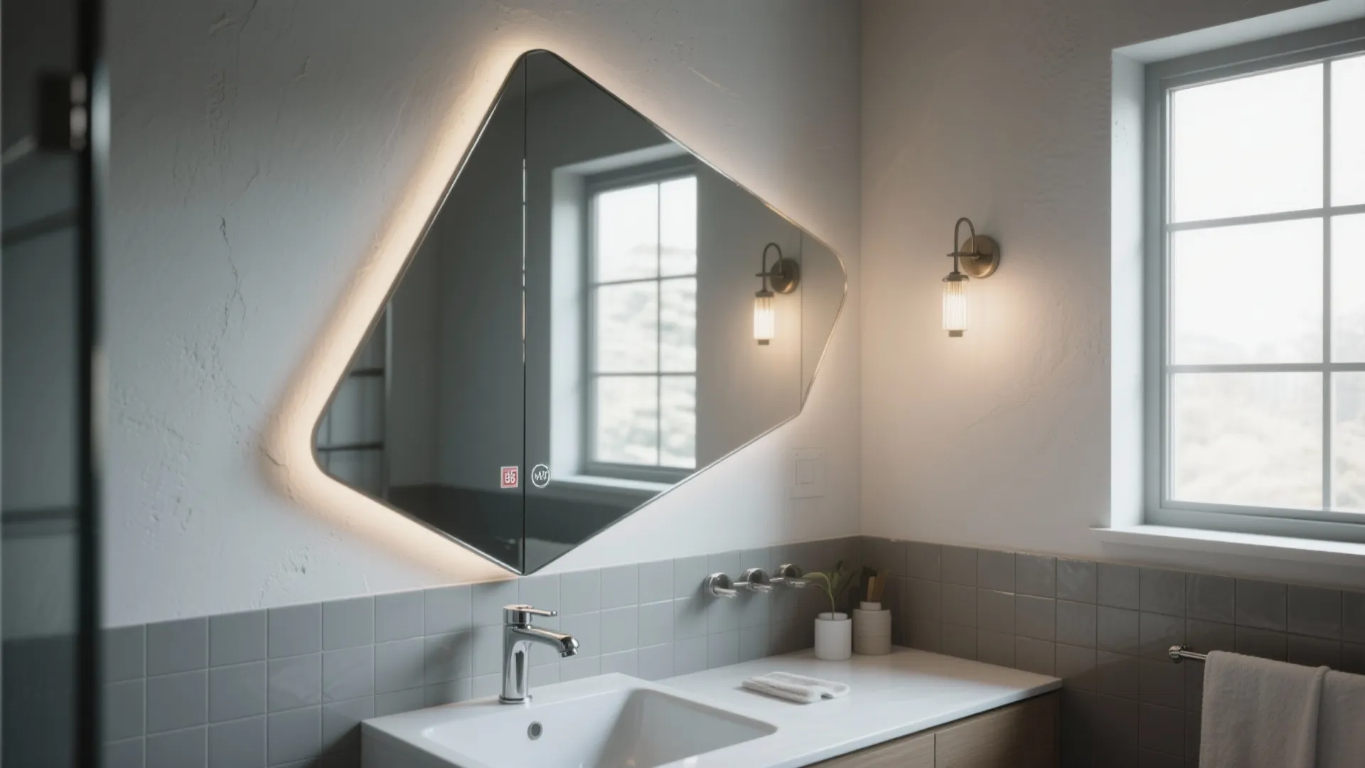 4. Offset mounting for double lighting schemes