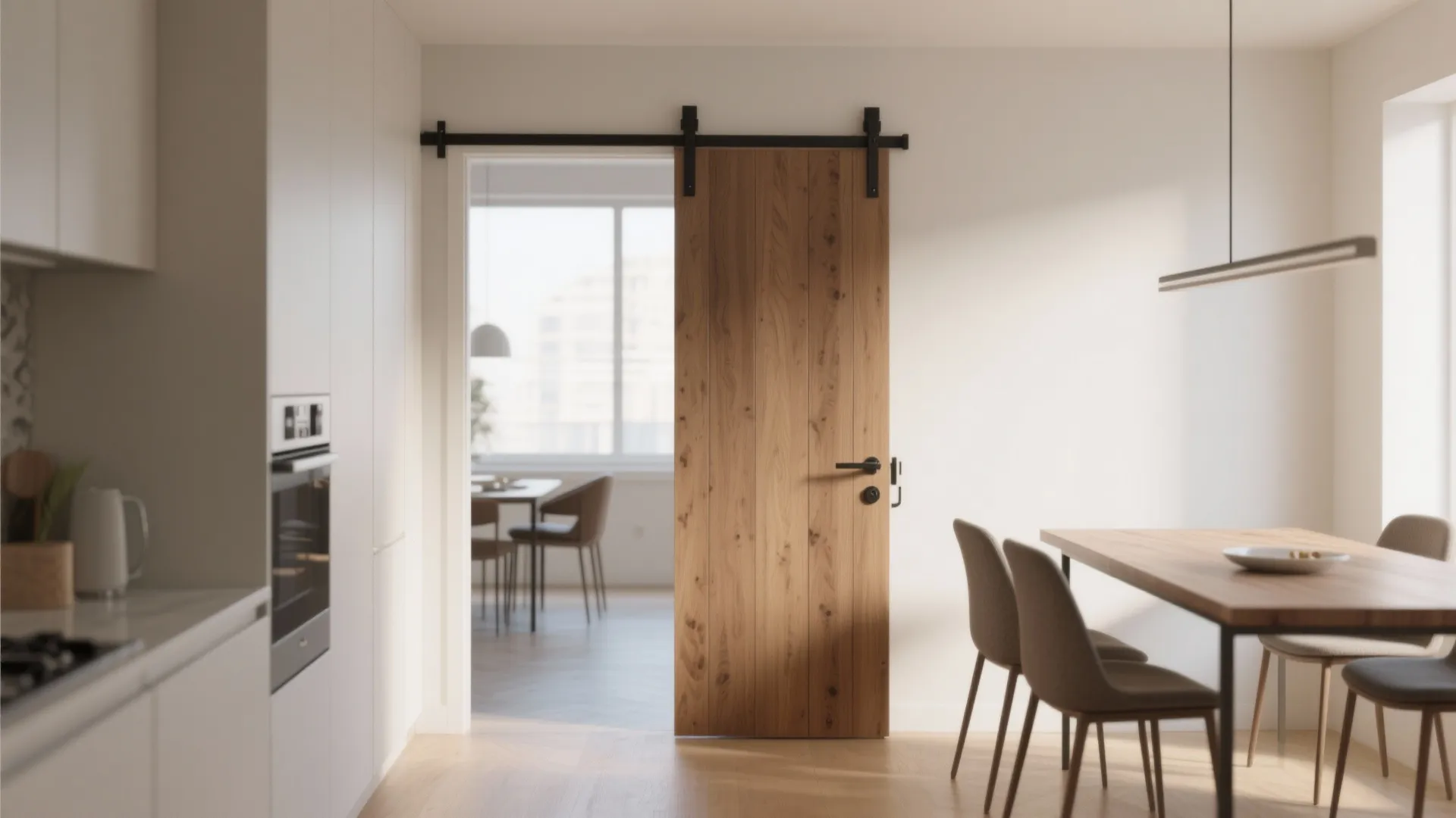 2. Offset pivot swing for smooth traffic