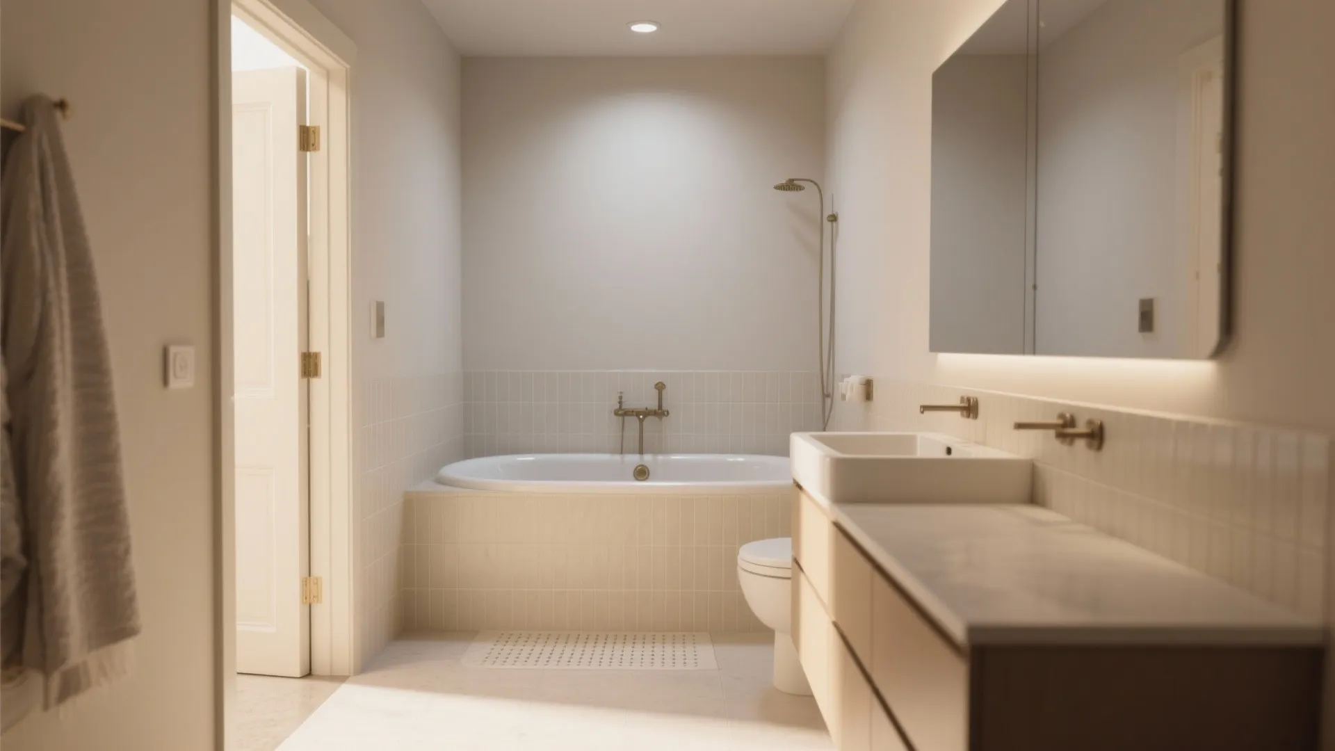 1. Offset placement to free circulation