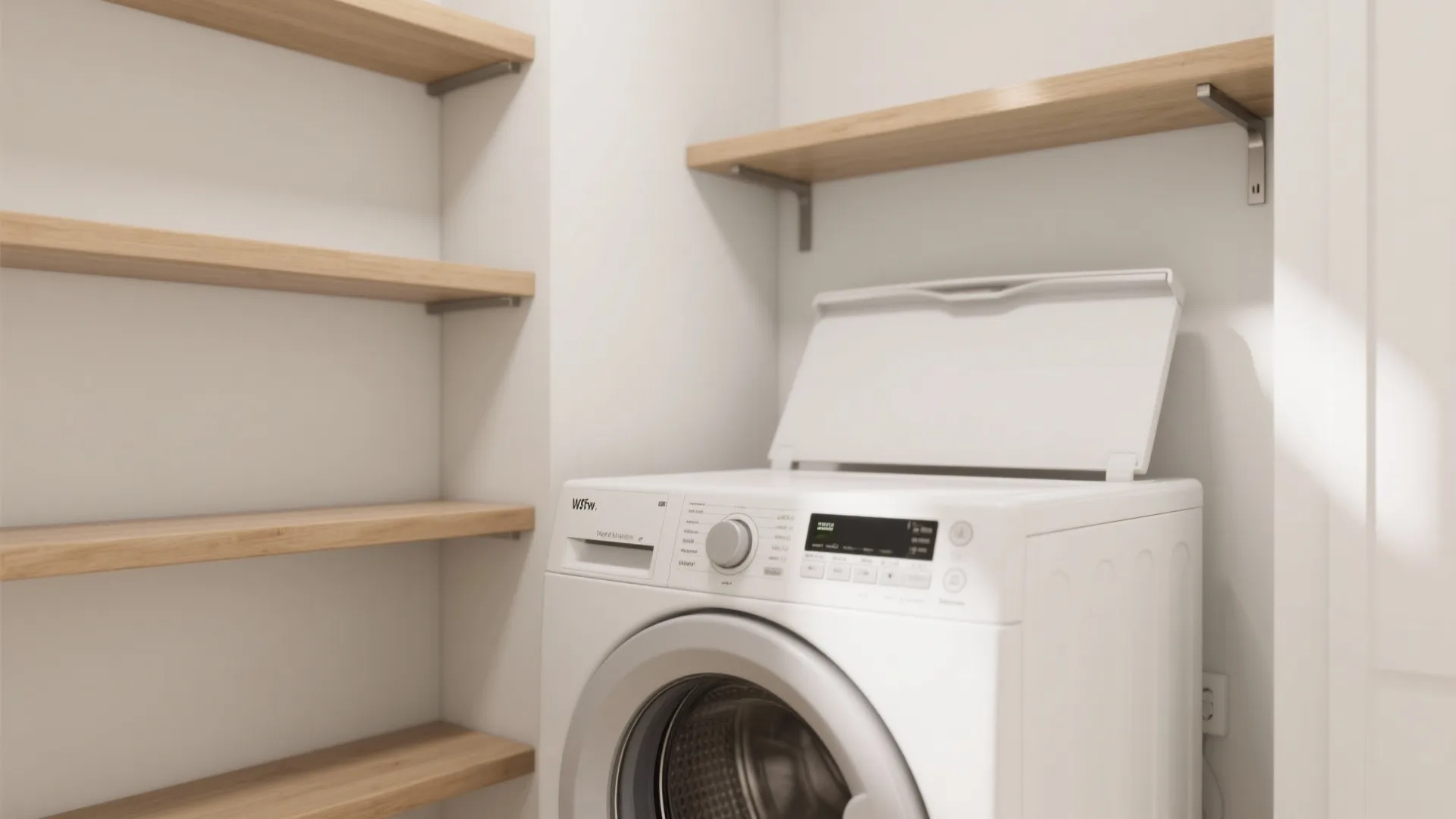 Shallow Offset Shelving That Respects the Lid