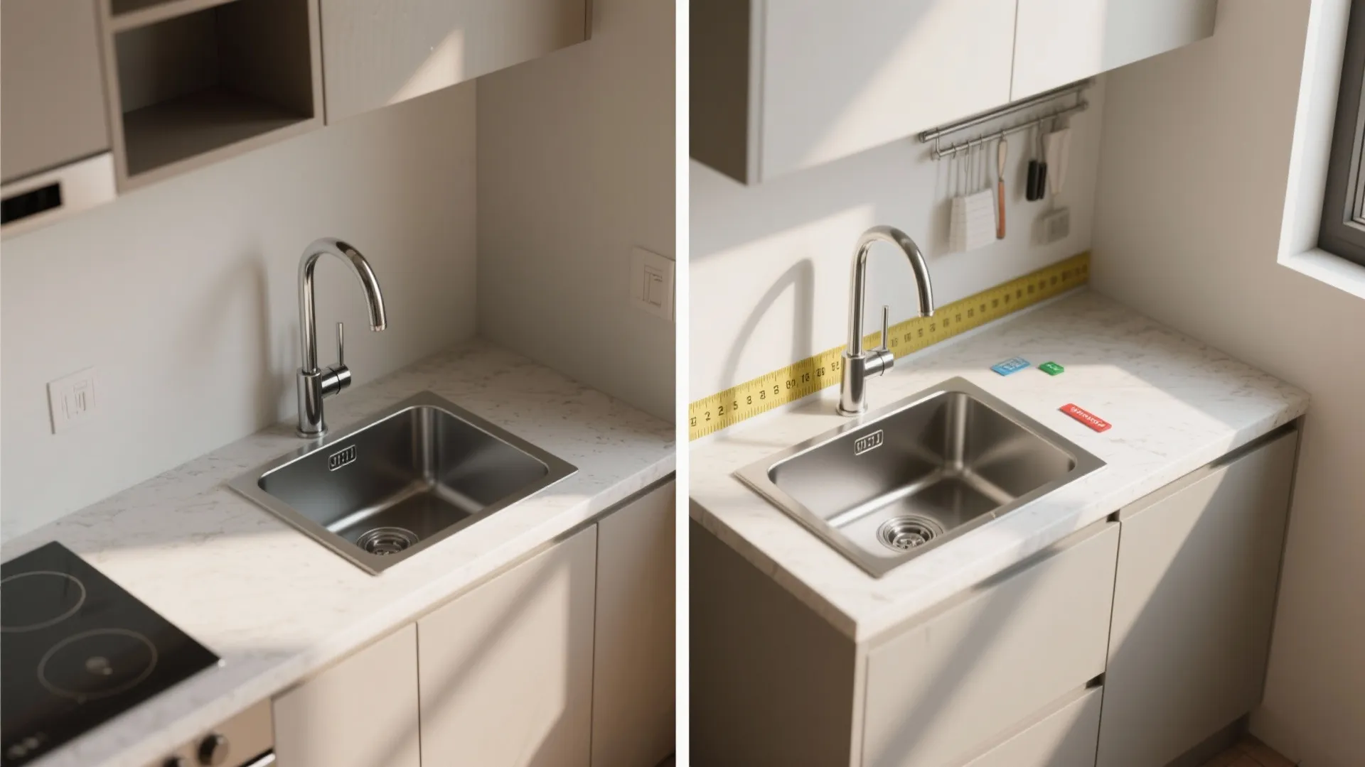 4. Positioning matters: center vs. offset sink installs