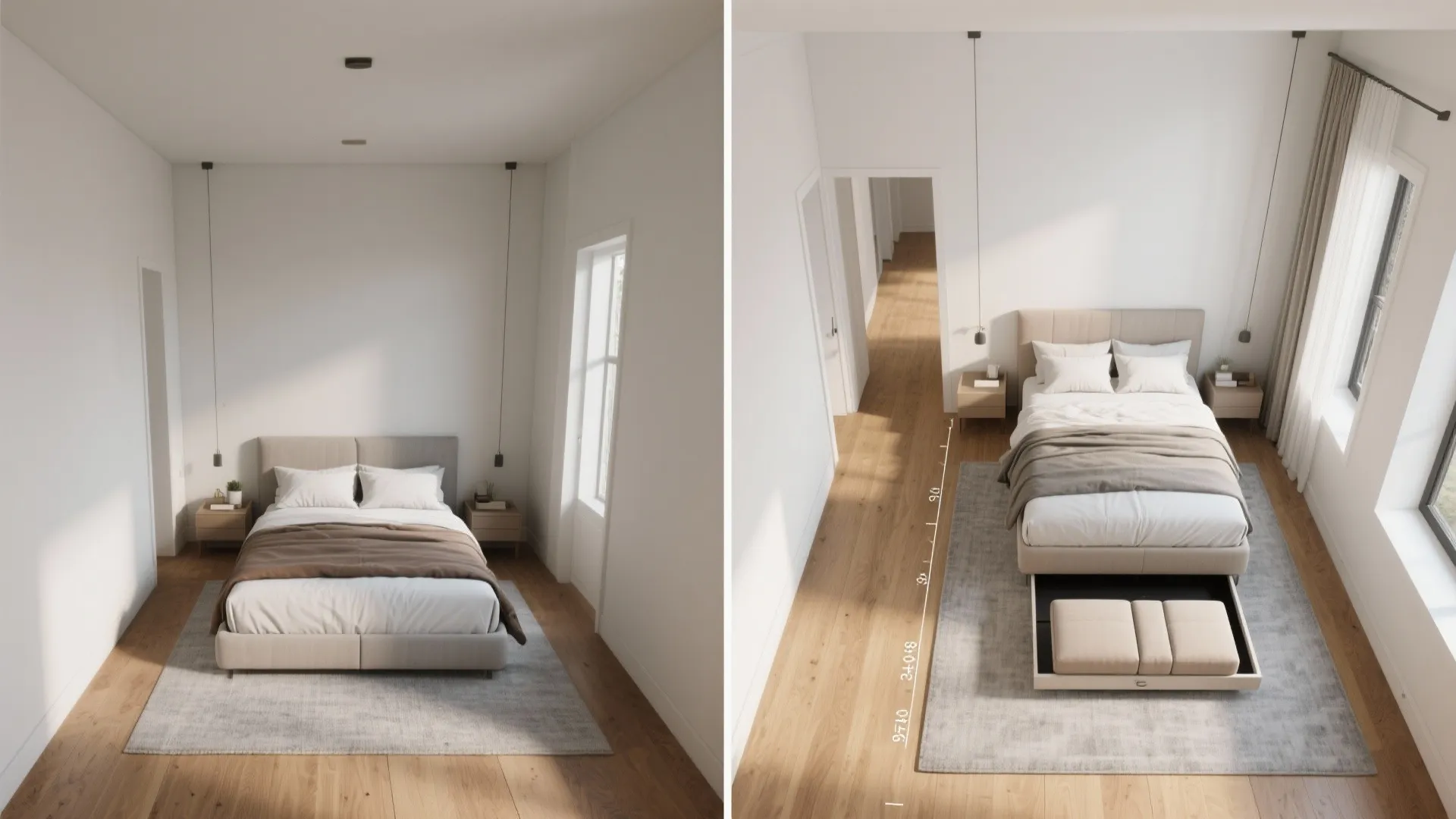 Rethink circulation: offset, corner, or lift-up storage bases