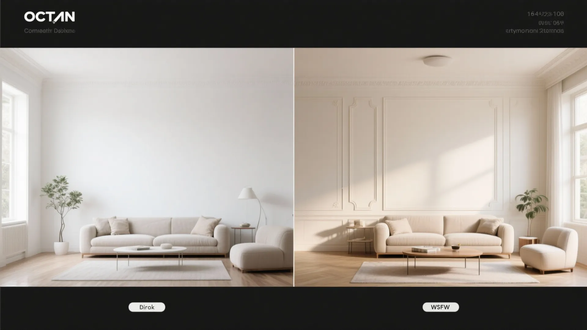 5. Crisp Off-White with Accent Trim