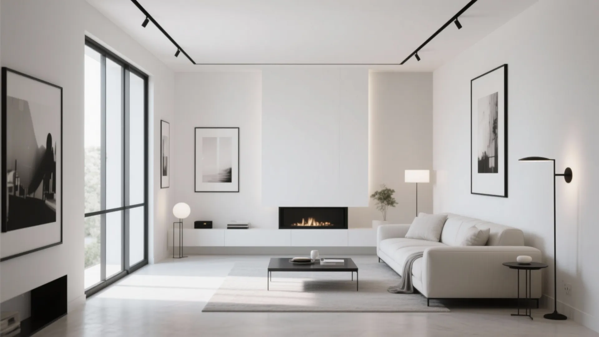 Off-White with Black Accents