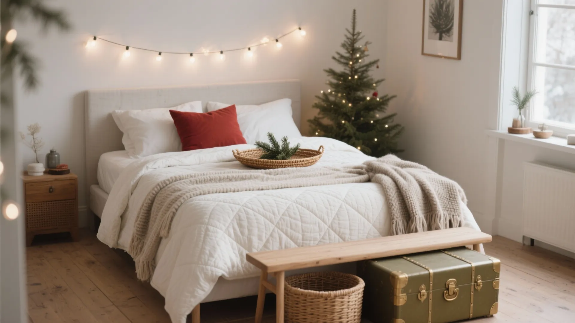 10 Cozy Ideas: Off White Quilt Christmas Bedroom Decor: Practical, stylish ways to use an off-white quilt to transform your bedroom for Christmas — with five designer-tested inspirations and tips.