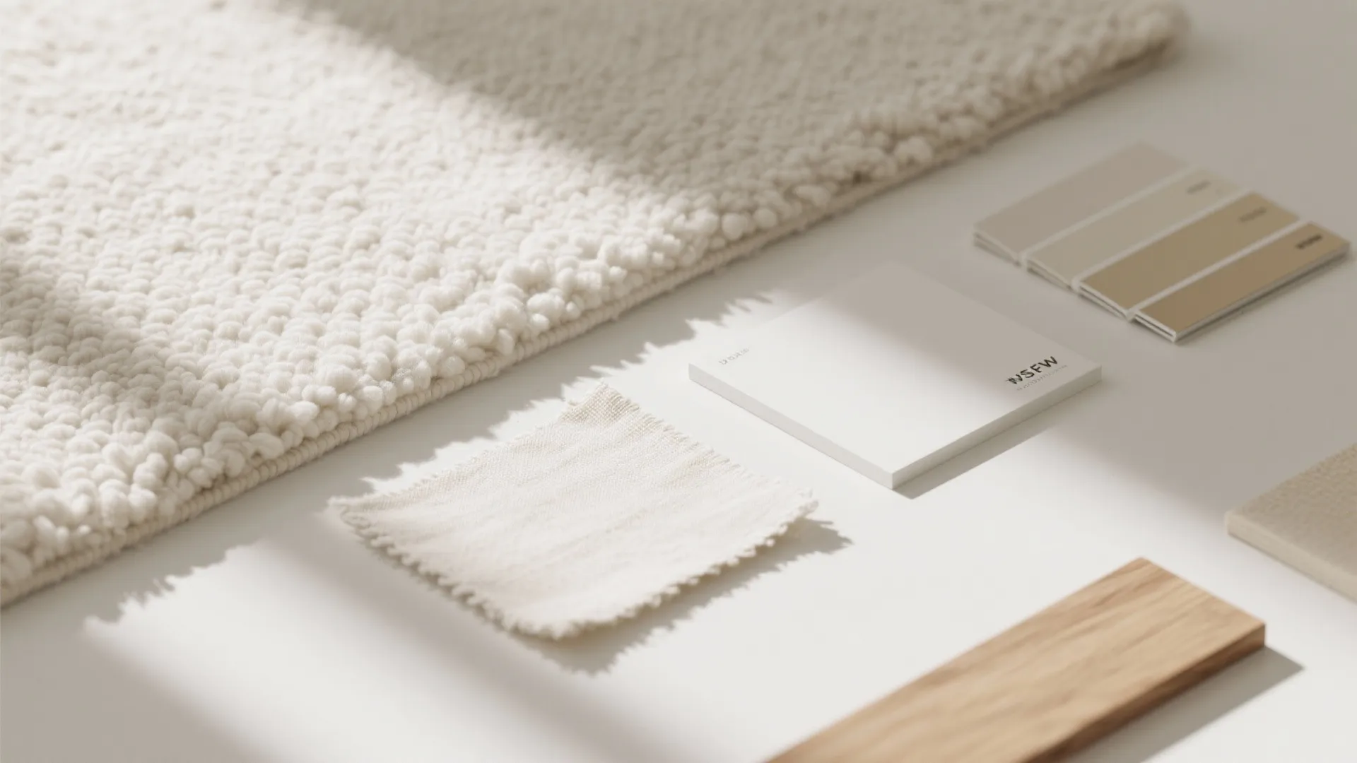 Airy Off-White with Textured Layers