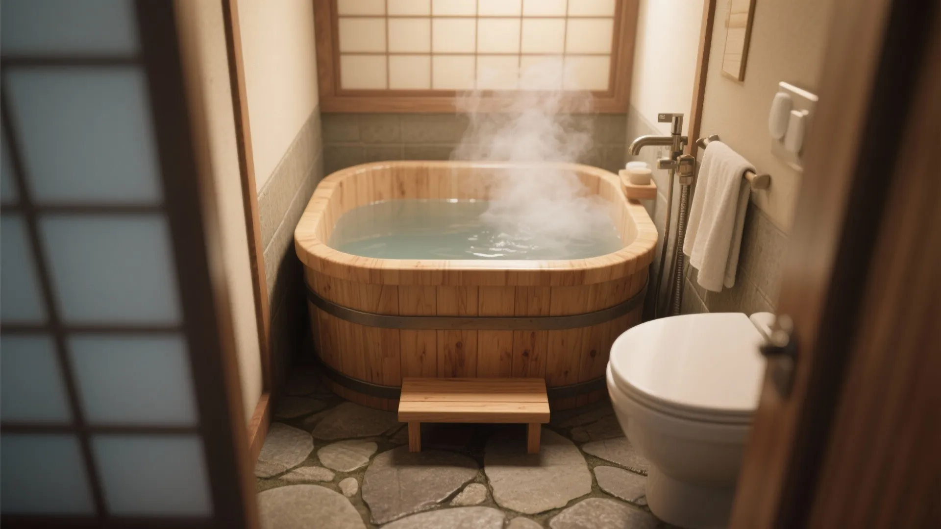 1. Choose a Japanese soaking tub (ofuro) for vertical bliss