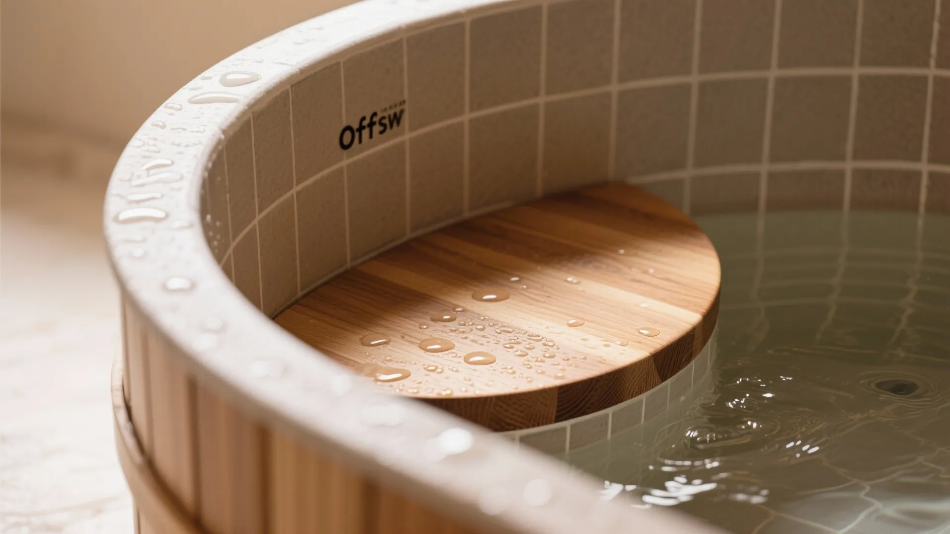 Japanese-style short soaking tub (ofuro-inspired)