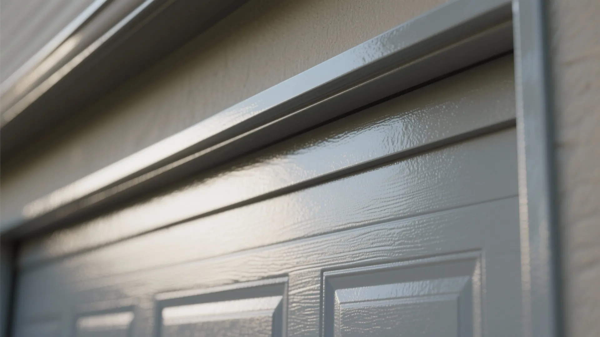 Oil-based enamel: smooth, durable trim and doors
