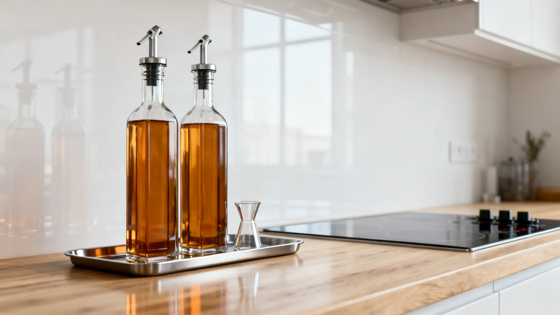 2) Countertop Oil & Vinegar Station