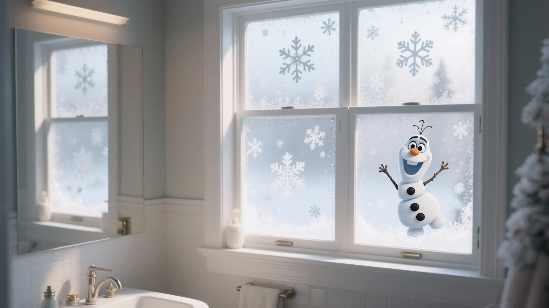 Tip 2: Olaf Frosted Window Film