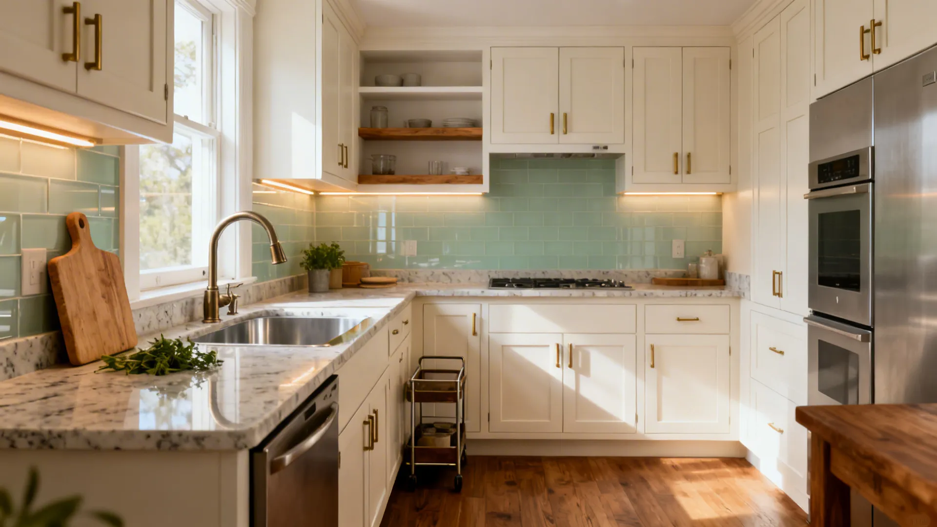 5 Interior Design Ideas: Old Kitchen, New Touch-Up: A senior interior designer’s 5 smart upgrades that refresh an old-model kitchen without a full gut