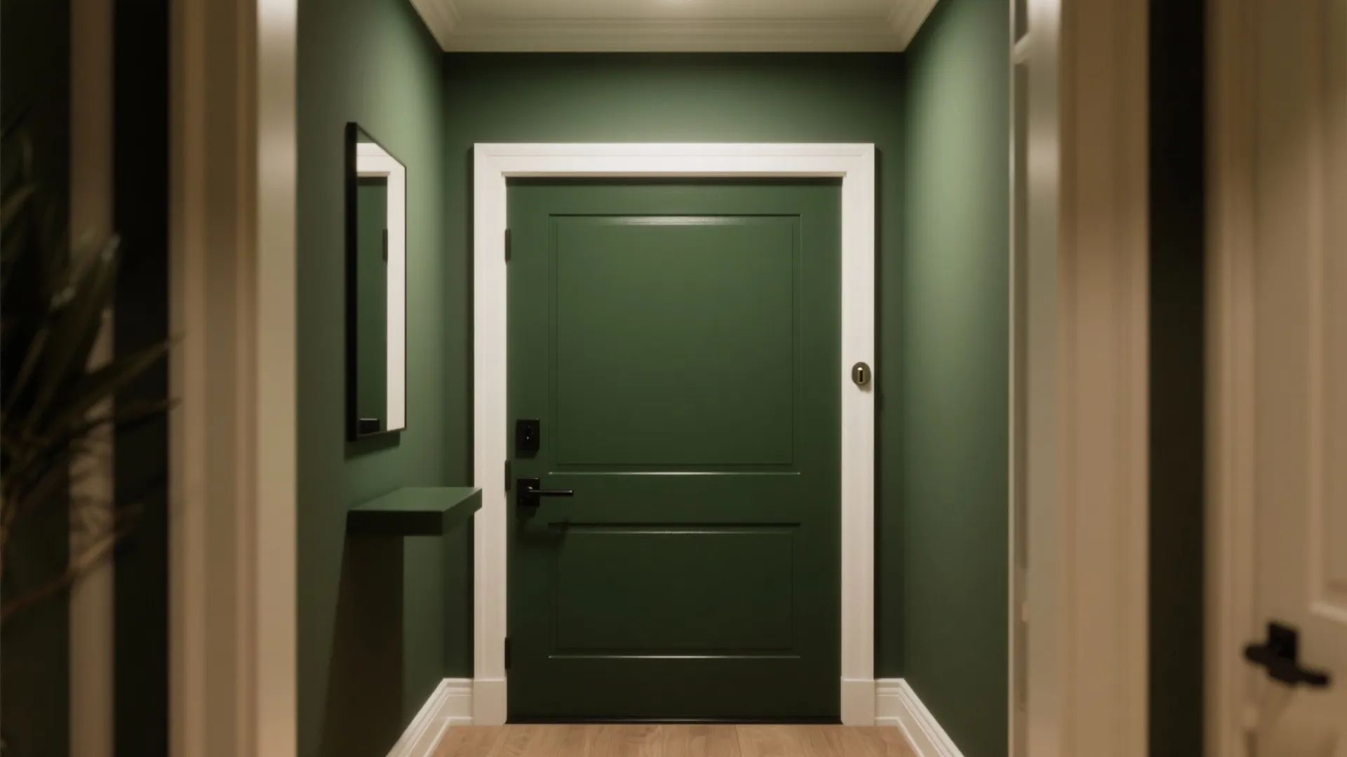 Statement Color + Hardware: Small Door, Big Personality