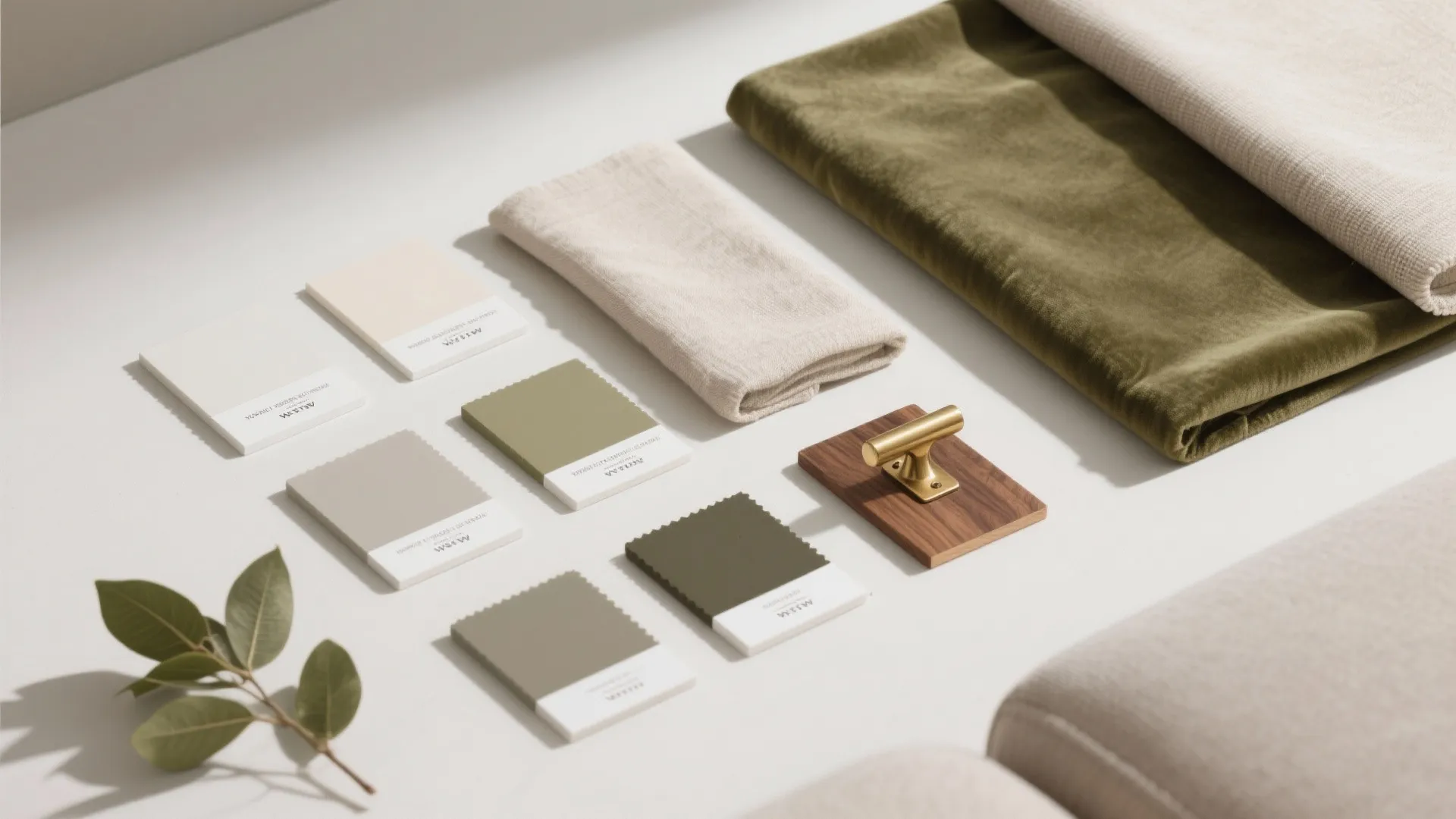 Soft Neutrals with Olive Accents