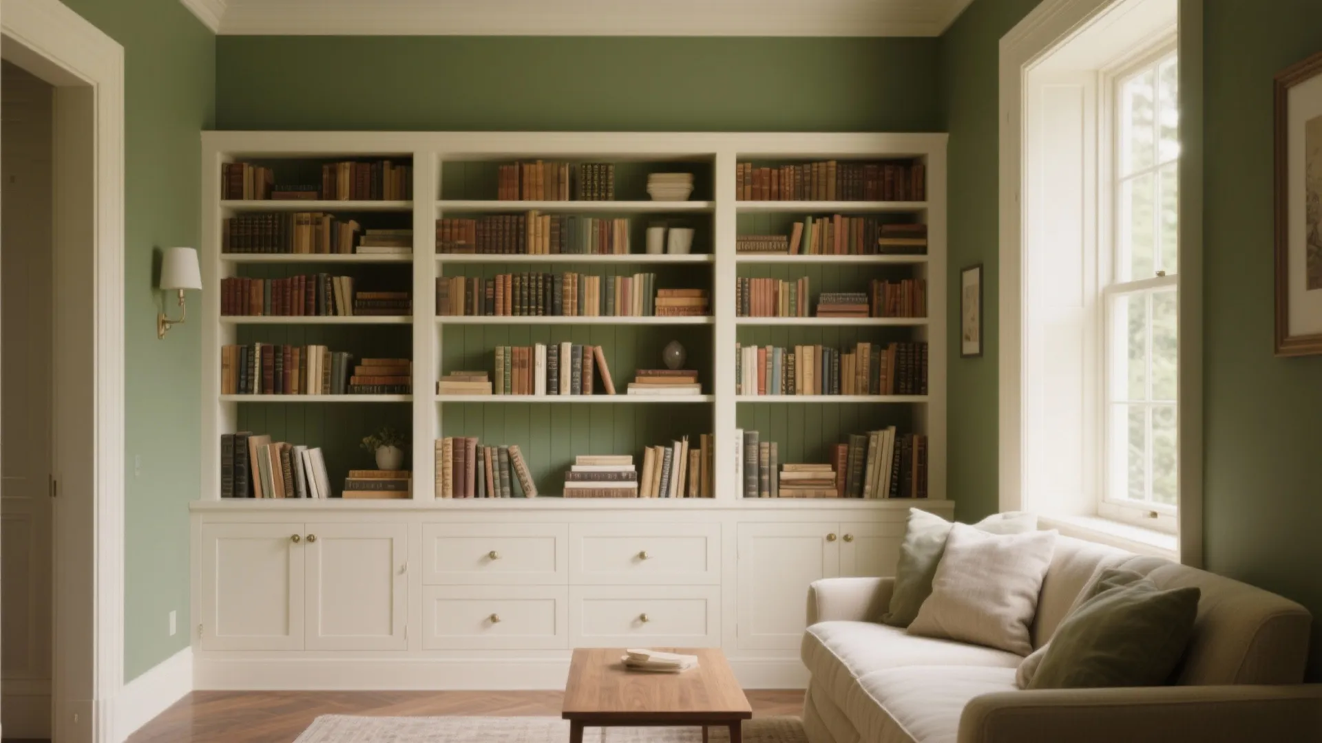 Olive Green and Cream Classic