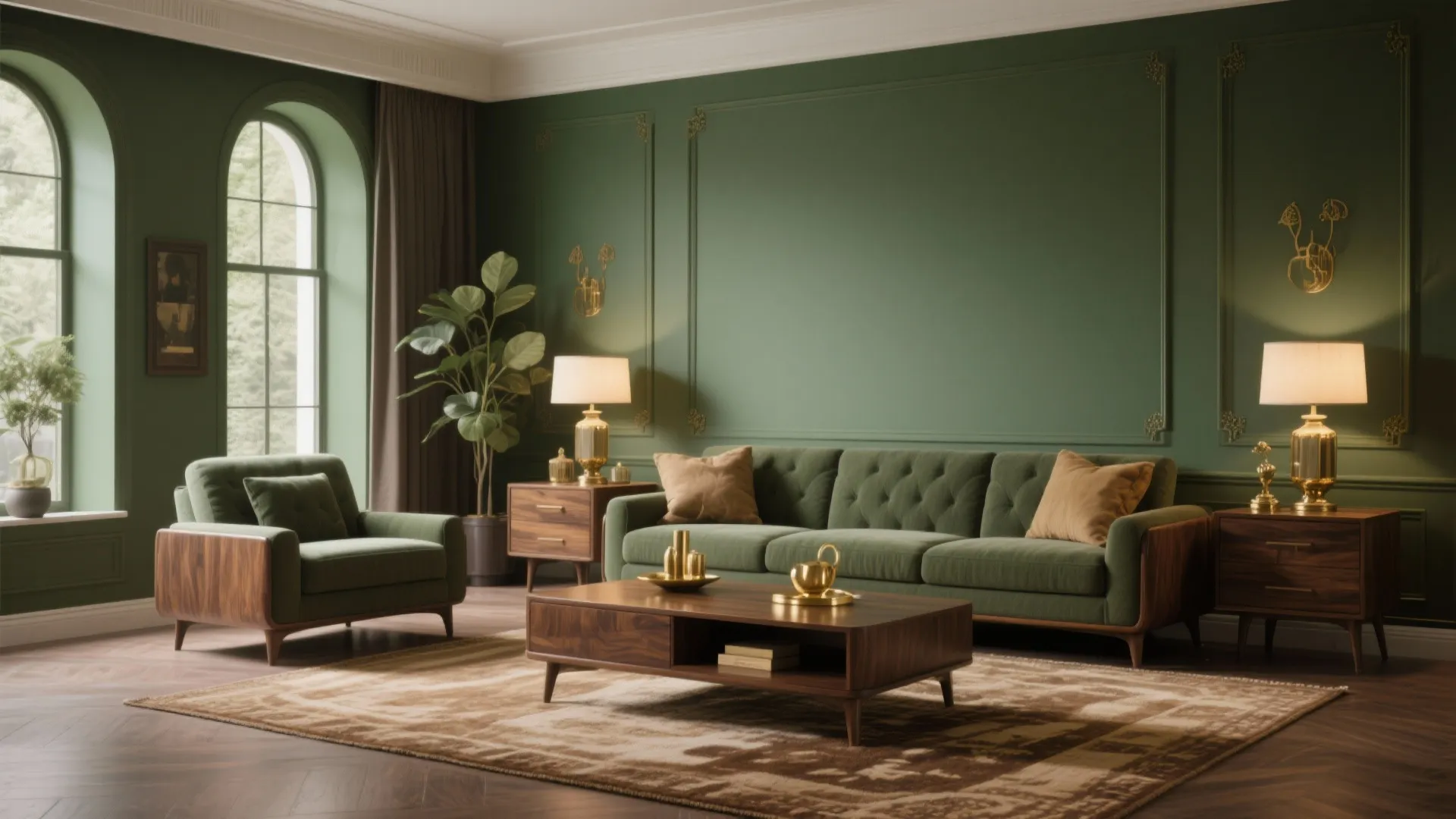 9. Olive Green for Depth