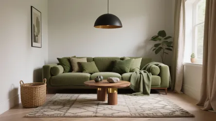 5 Olive Green Living Room Set Ideas