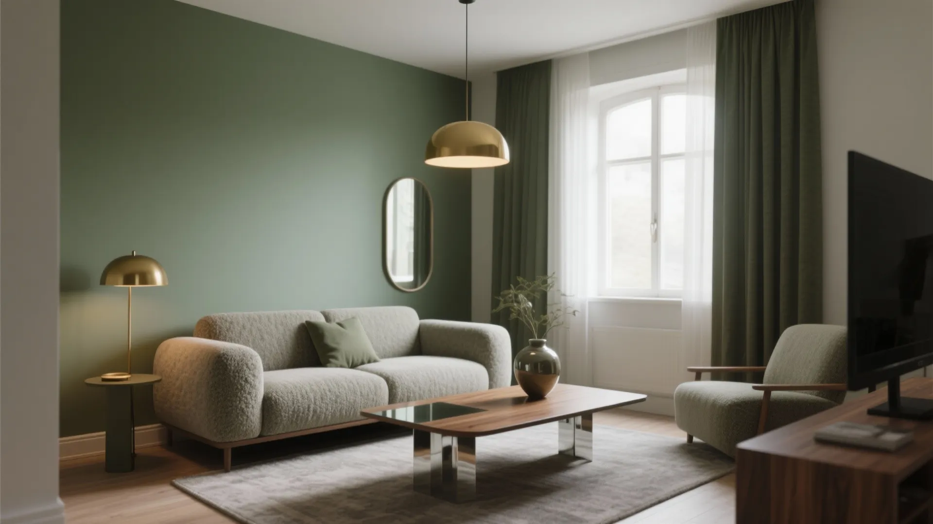 Olive Green & Grey Living Room Ideas: 5 Inspo: How to style an olive green and grey living room with practical tips from a pro