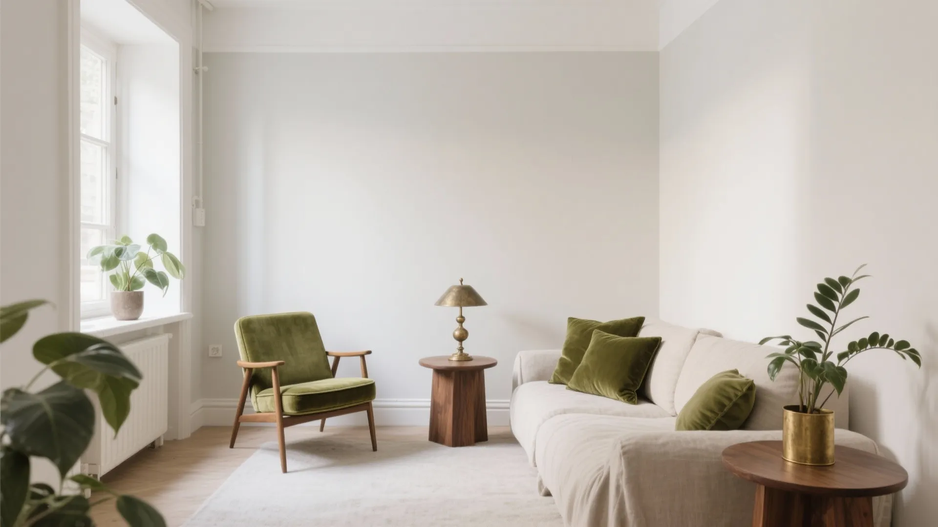 Soft Neutrals with Olive Accents