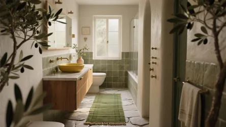 5 Creative Ideas for Olive Green Bathroom Rugs