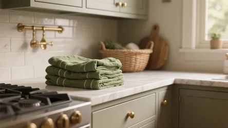 Olive Green Kitchen Towels: 5 Small-Space Ideas