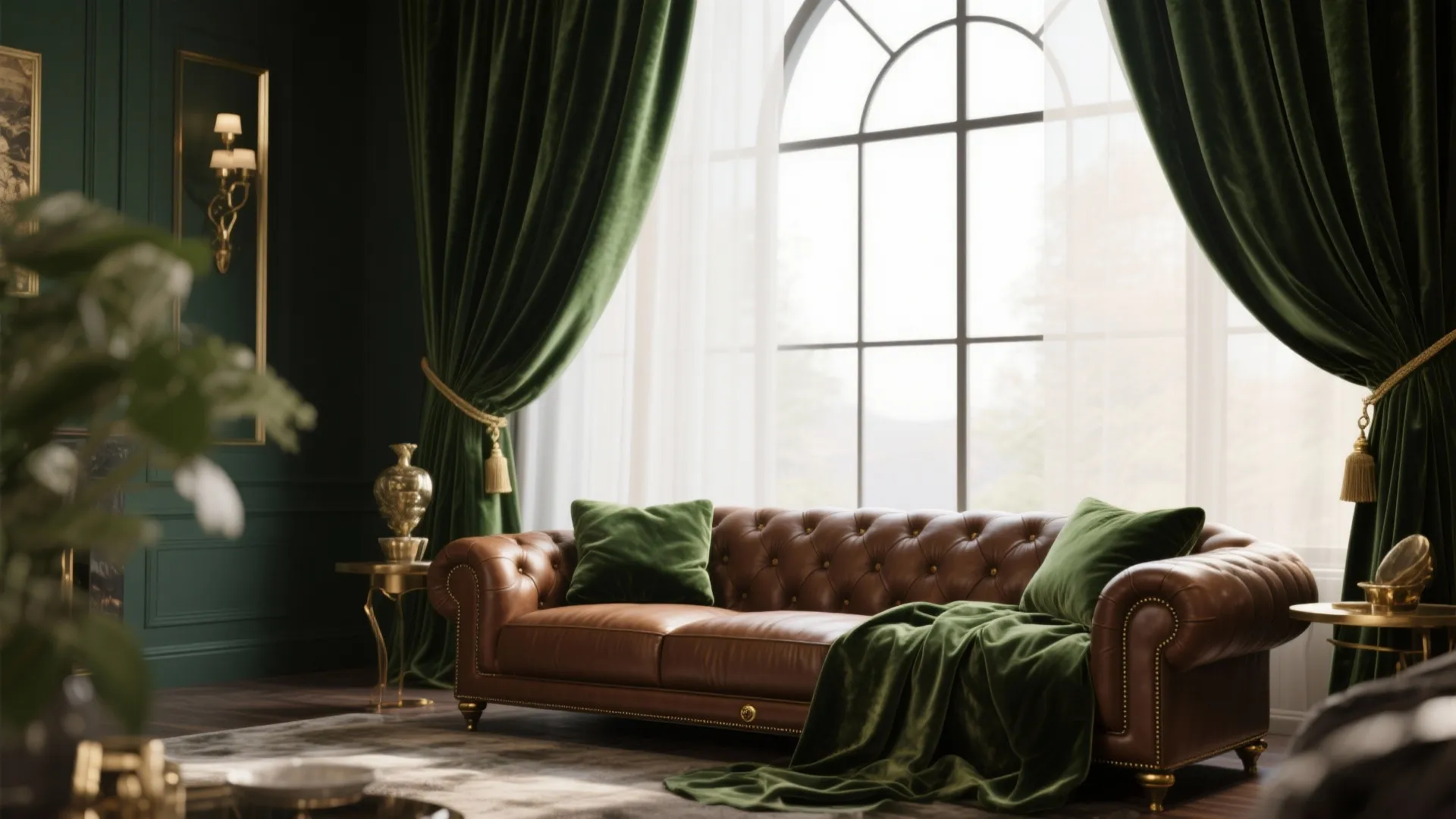 3. Olive Green Velvet for Rich Depth