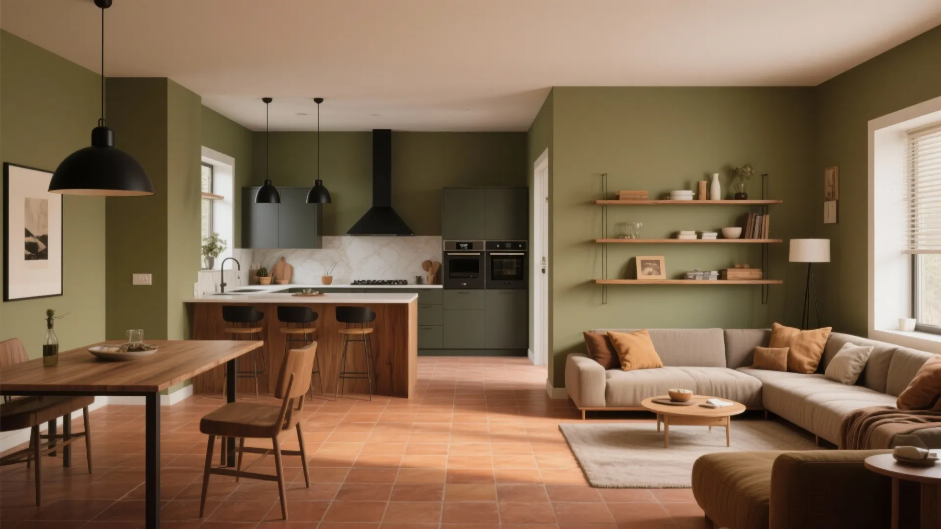 3. Olive Wraparound for Cozy Flow