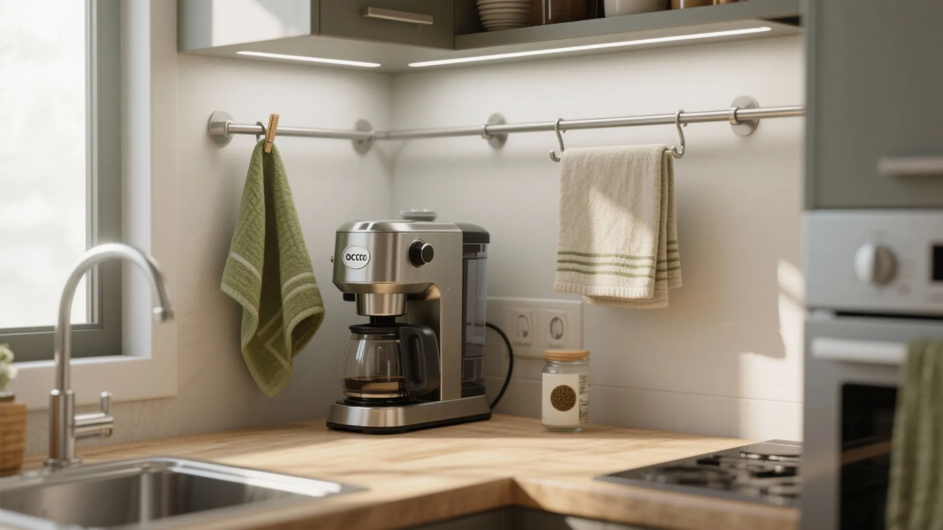 3. Use Towels to Define Zones