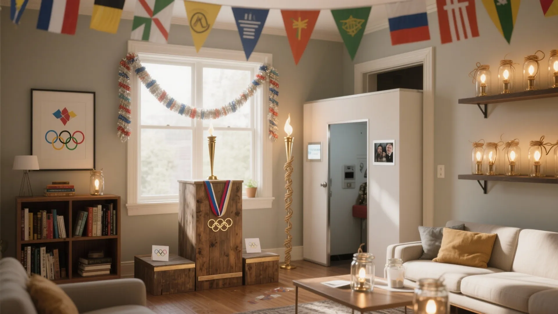 Olympic Decorations DIY: 5 Creative Ideas: Small-space, budget-friendly Olympic decorations I actually used (and a few mistakes I learned from)