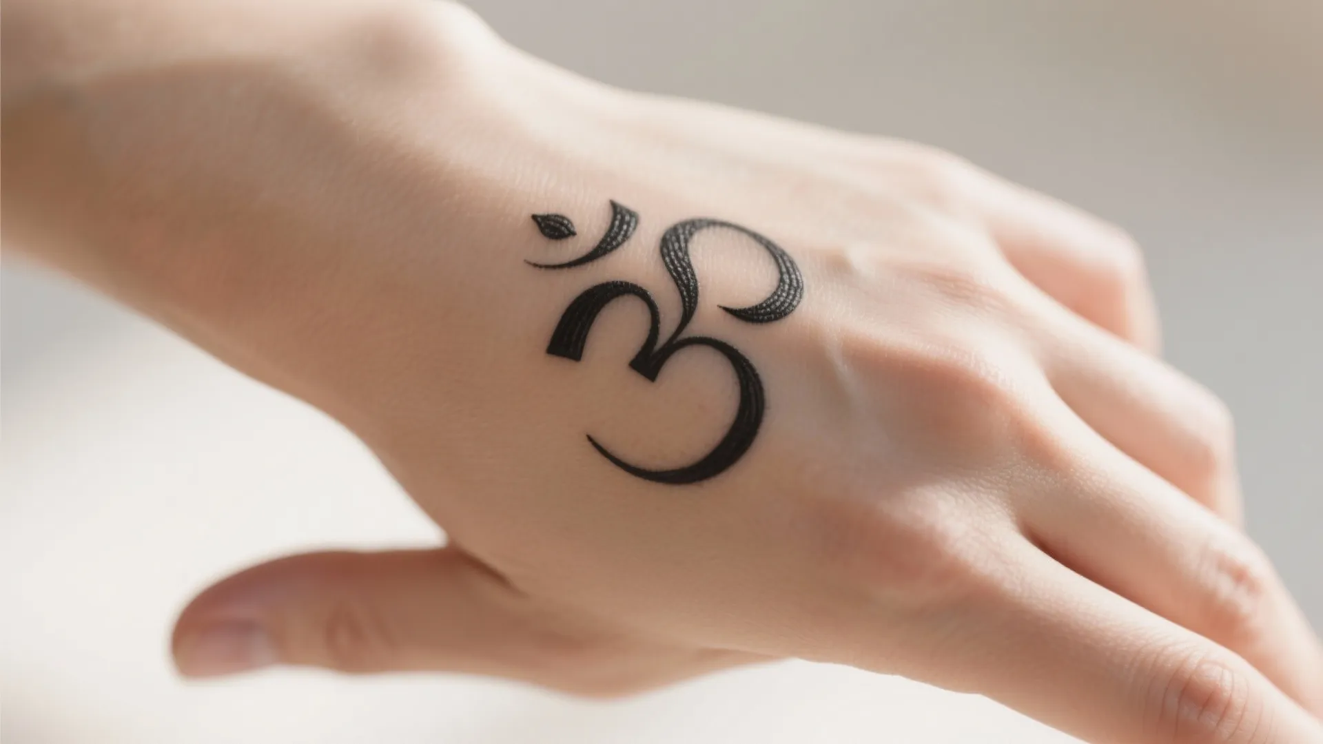 Minimalist Om Linework