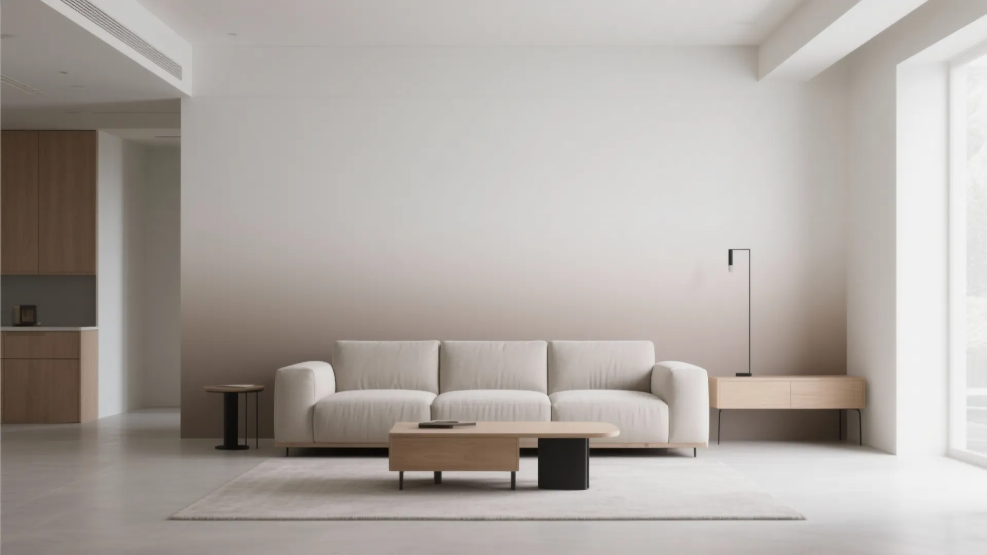 Soft Ombré Accent Wall