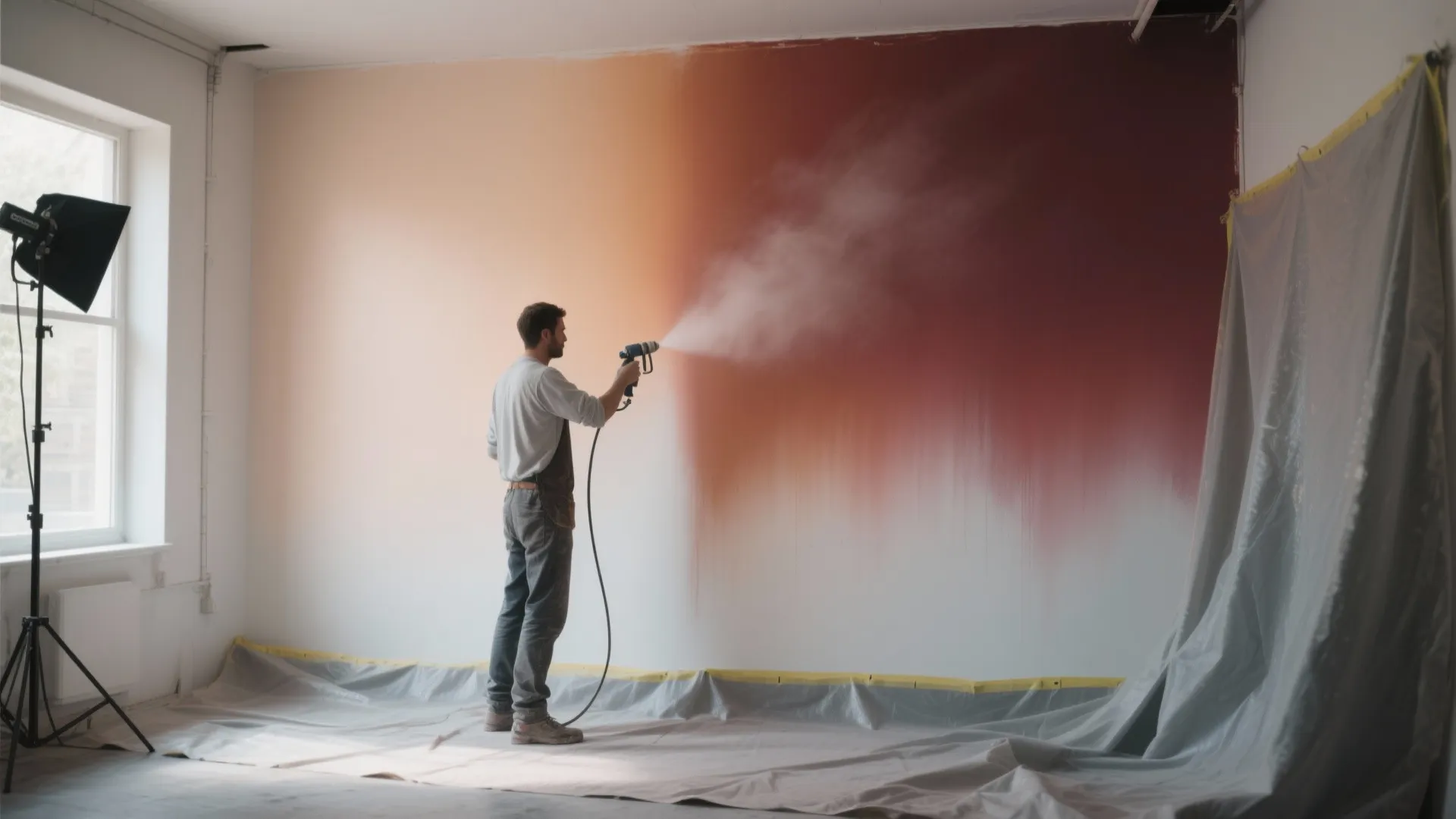 2. Ombre and gradient accent walls
