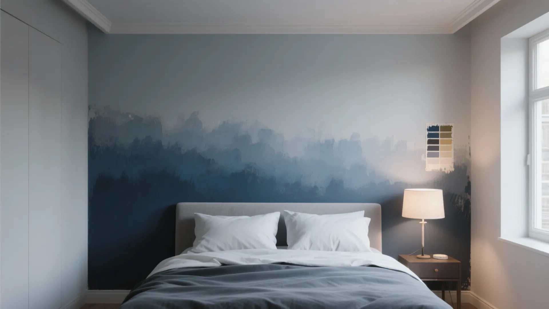 1. Soft ombré paint for depth