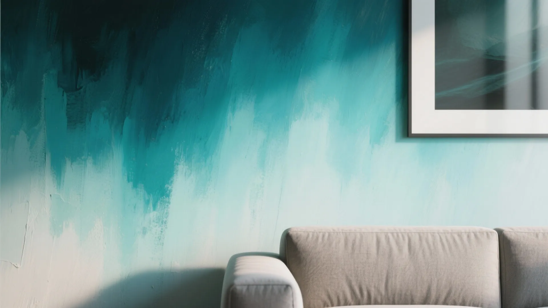 3. Ombre or Gradient Accent Wall