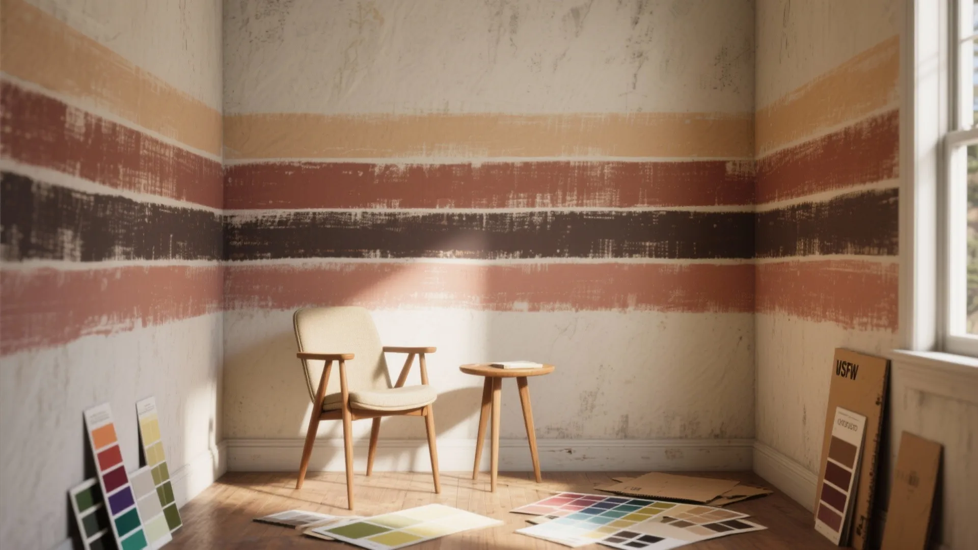 2. Ombre band stamping