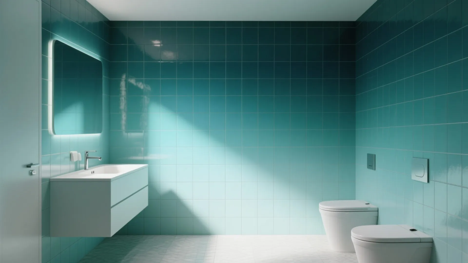 4. Ombre Gradient Walls