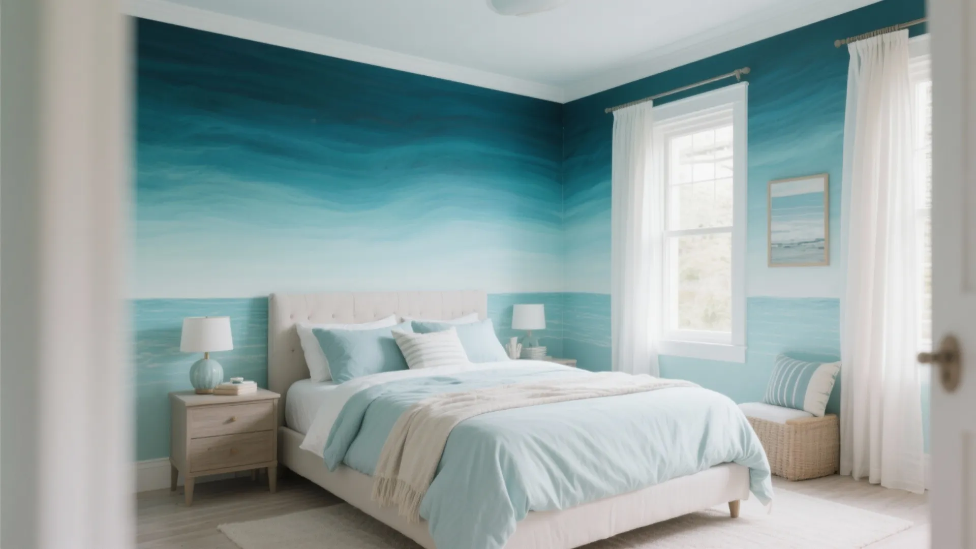 4. Ombre Gradient Walls