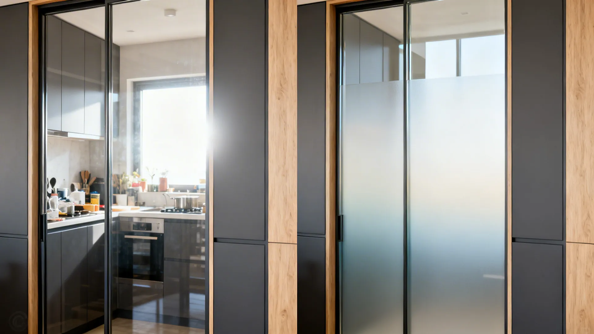 Soft-gradient ombré for privacy