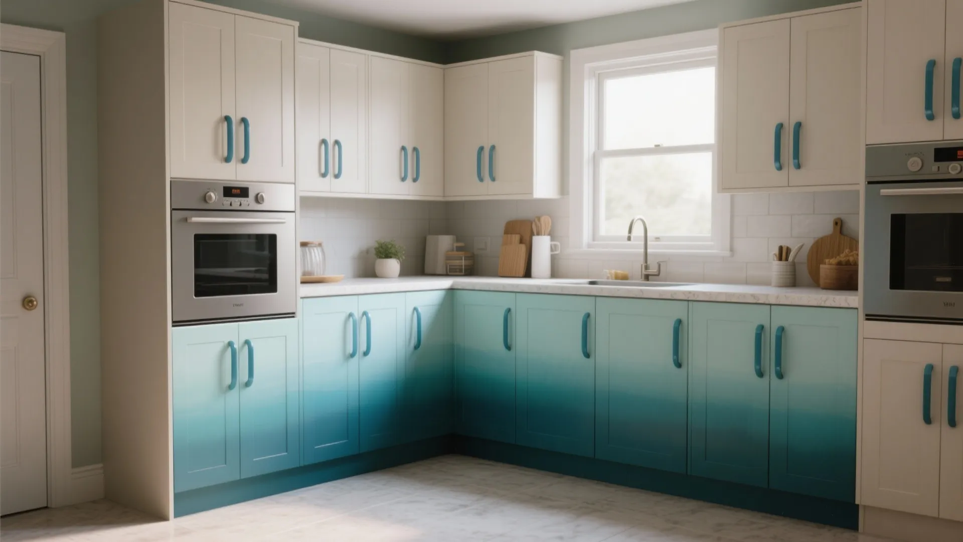 4. Ombre Blue Pulls for a Statement Accent