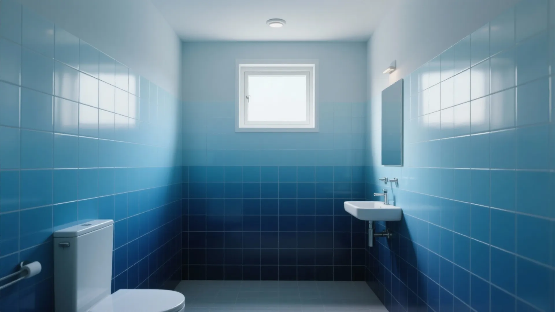 5. Ombre Blue Wall Tiles