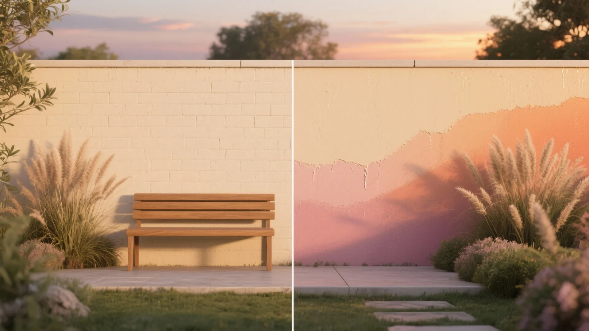 5) Ombre Washes and Sunset Gradients