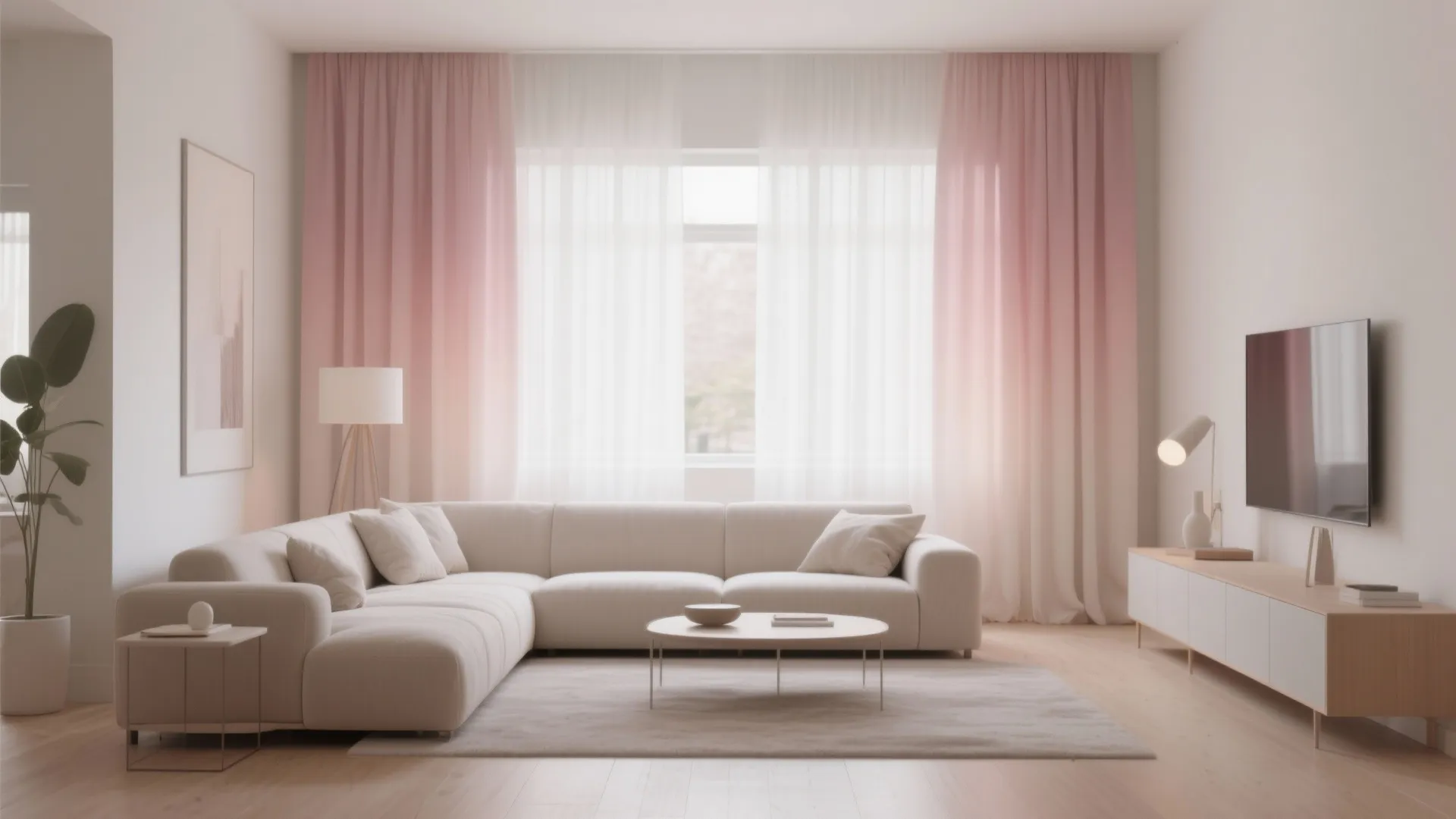 6. Color-Dipped Ombre Drapes