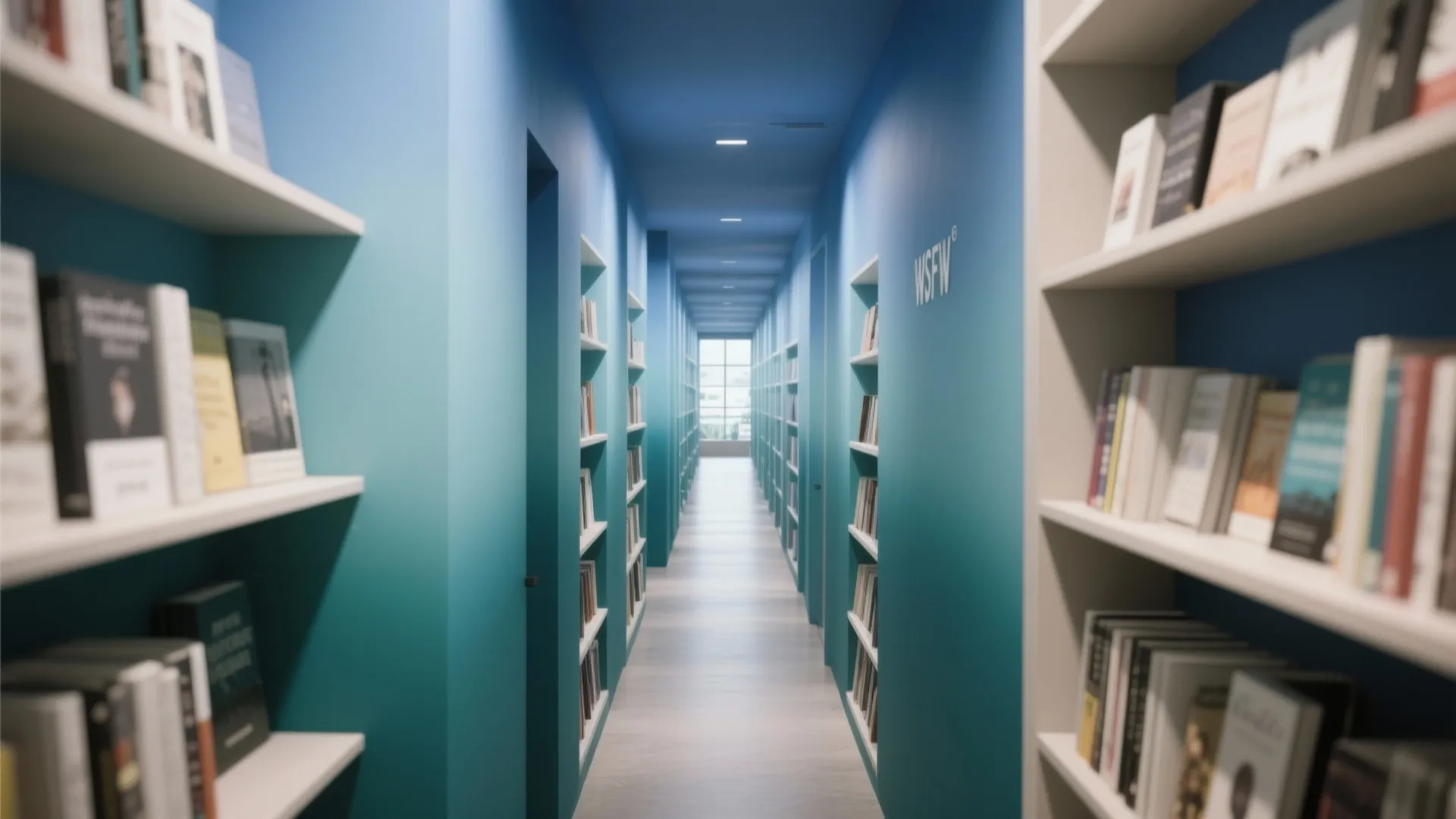 Ombre Gradient Wall to Stretch Space